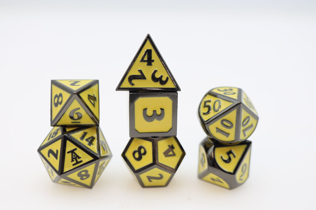 Acquisitions Inc Character Dice: Evelyn (2nd Edition) Metal Dice Foam Brain Games