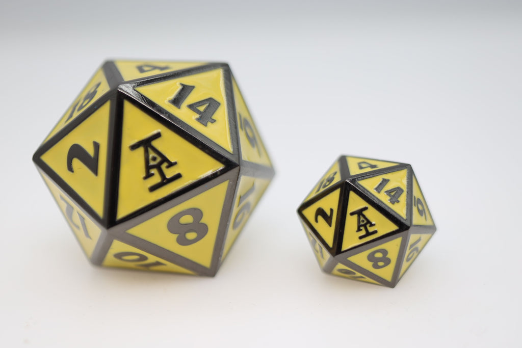 Acquisitions Inc 35mm Metal D20: Evelyn Metal Dice Foam Brain Games