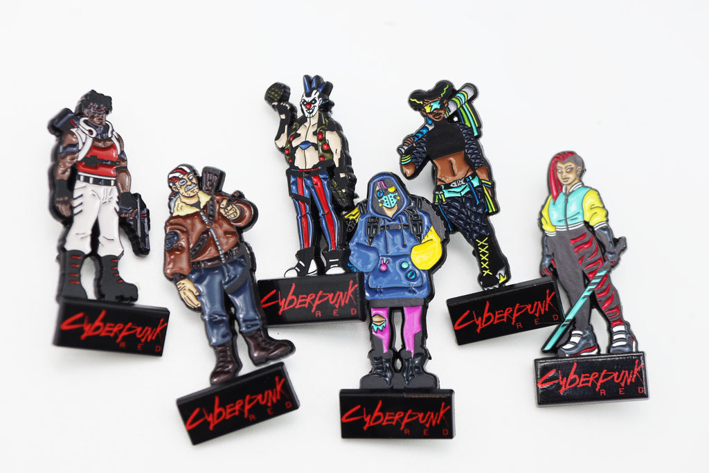 Cyberpunk RED: Gangs and Gear Mystery Loot Enamel Pin Foam Brain Games