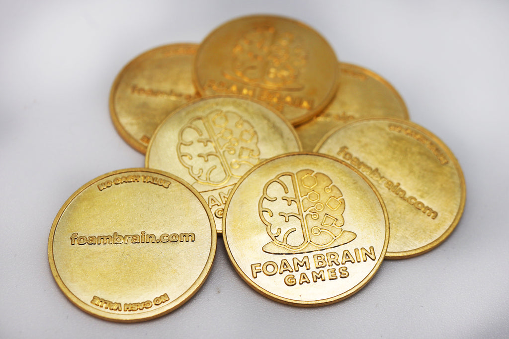 Custom Arcade Token Custom Product Foam Brain Games