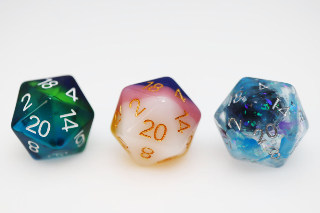 Custom Non-Inclusion Resin Single Dice Custom Product Foam Brain Games