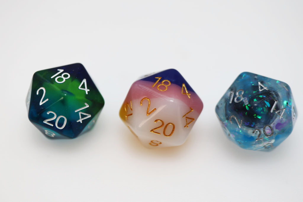 Custom Non-Inclusion Resin Single Dice Custom Product Foam Brain Games