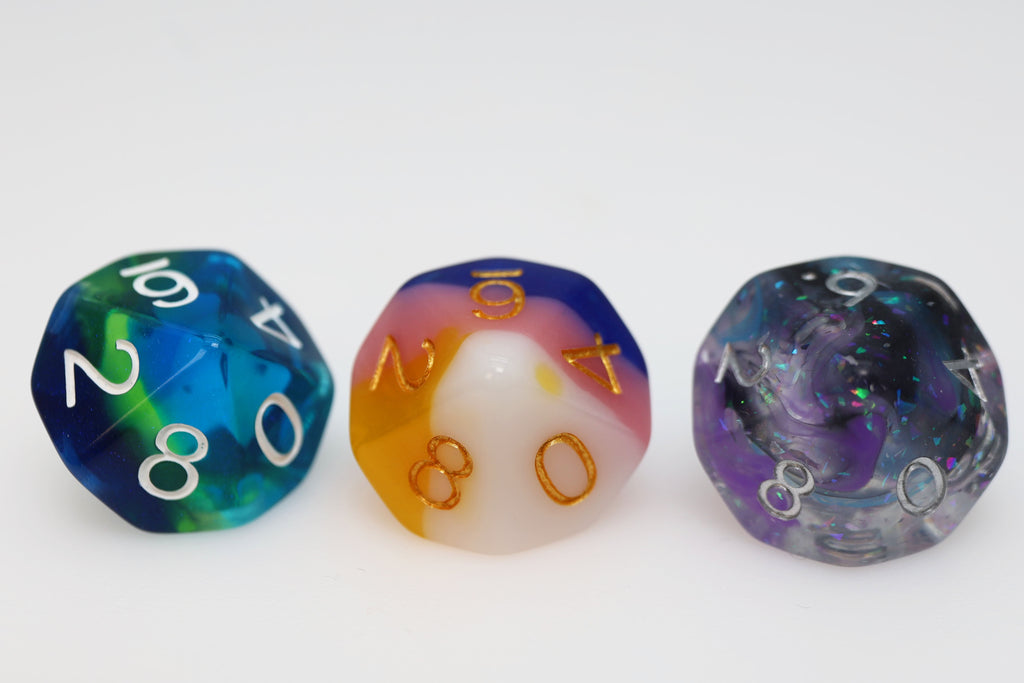 Custom Non-Inclusion Resin Single Dice Custom Product Foam Brain Games