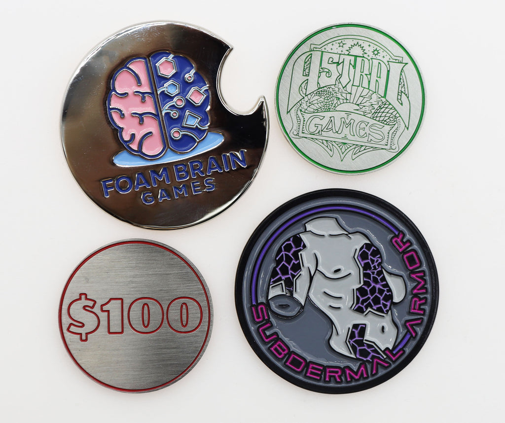 Custom Enamel Coins Custom Product Foam Brain Games