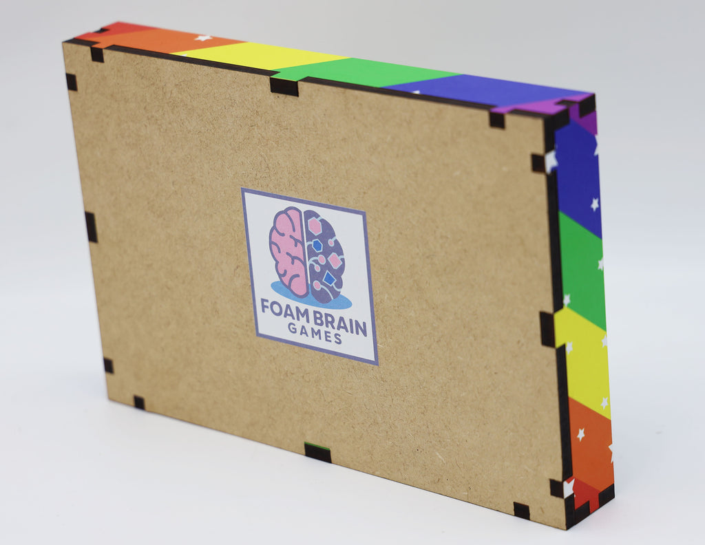 Chromatic Pride Dice Tray - Rainbow Dice Tray Foam Brain Games