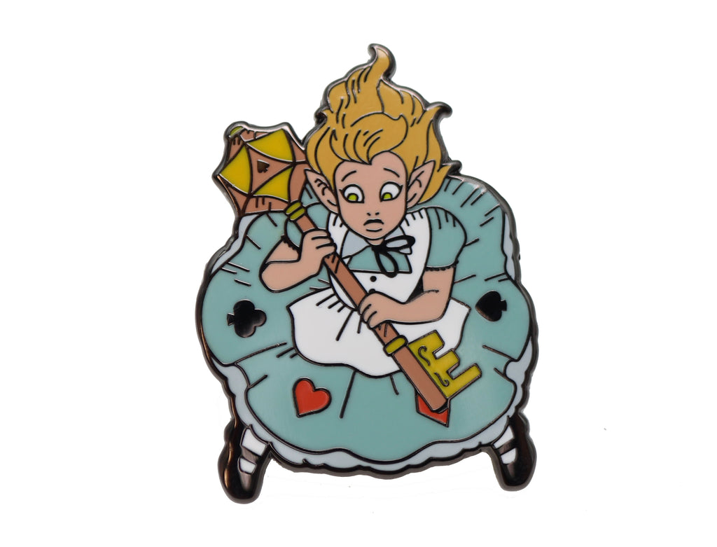 Alice's Adventures in Diceland: Alice - Enamel Pin Enamel Pin Foam Brain Games