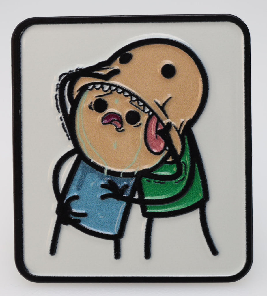 Cyanide & Happiness Pin Series 1: Slurp Enamel Pin Foam Brain Games