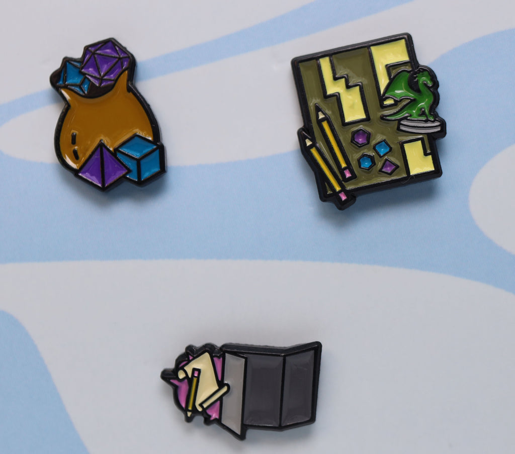 Mini Pins: Dungeon Master Pack Enamel Pin Foam Brain Games