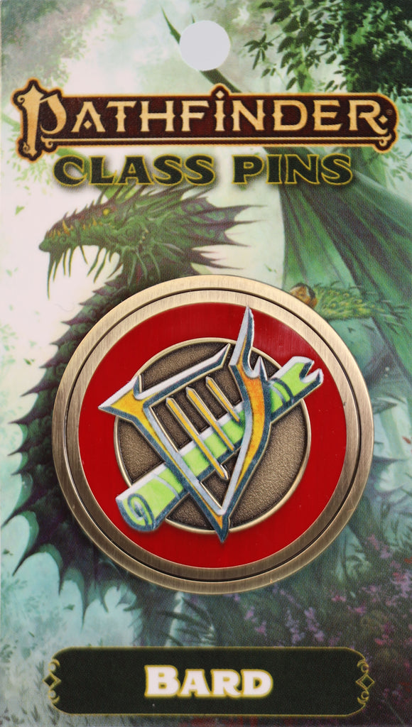 Pathfinder Class Icon Pin: Bard Enamel Pin Foam Brain Games