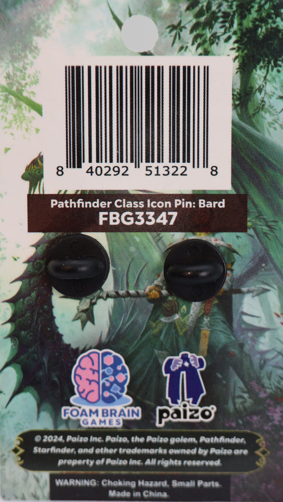 Pathfinder Class Icon Pin: Bard Enamel Pin Foam Brain Games