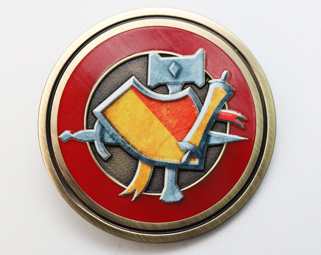 Pathfinder Class Icon Pin: Champion Enamel Pin Foam Brain Games