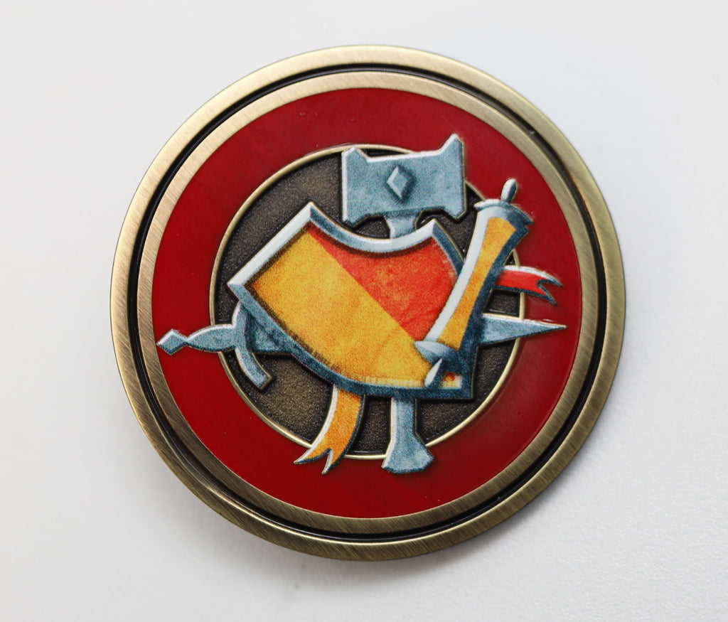 Pathfinder Class Icon Pin: Champion Enamel Pin Foam Brain Games