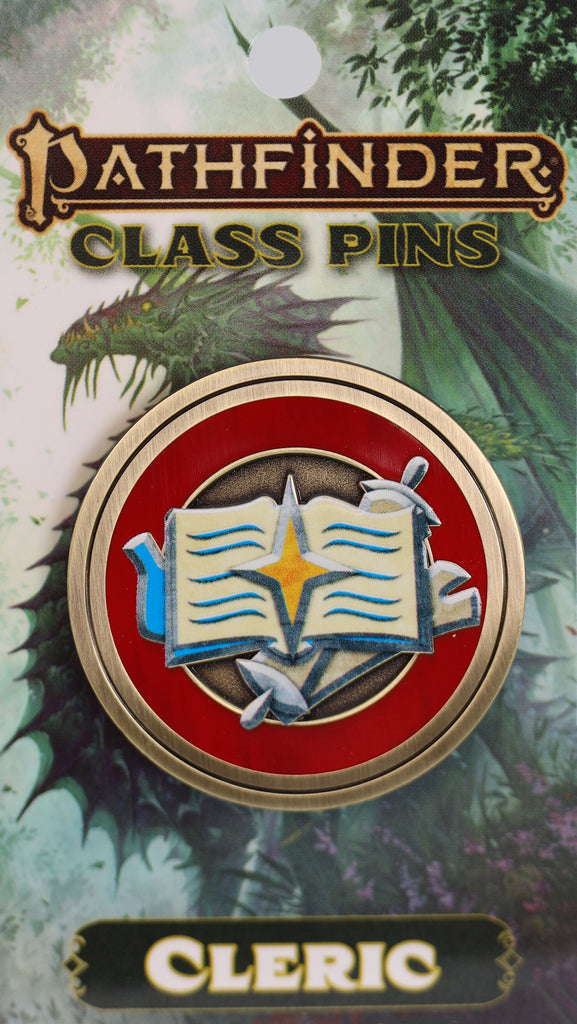 Pathfinder Class Icon Pin: Cleric Enamel Pin Foam Brain Games