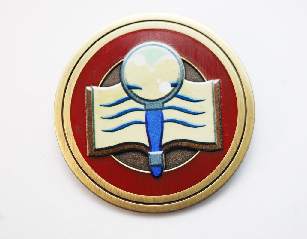 Pathfinder Class Icon Pin: Investigator Enamel Pin Foam Brain Games