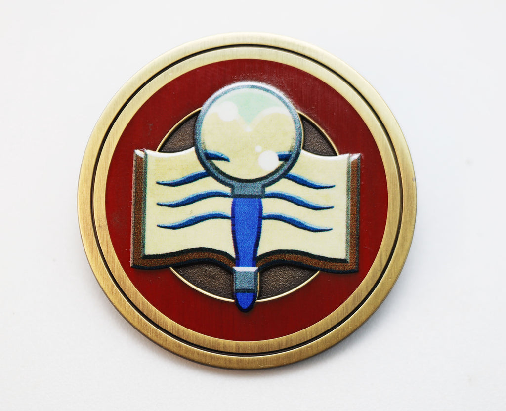 Pathfinder Class Icon Pin: Investigator Enamel Pin Foam Brain Games