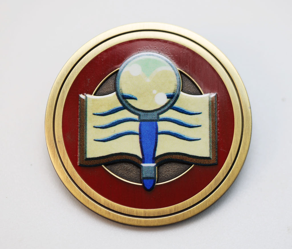 Pathfinder Class Icon Pin: Investigator Enamel Pin Foam Brain Games