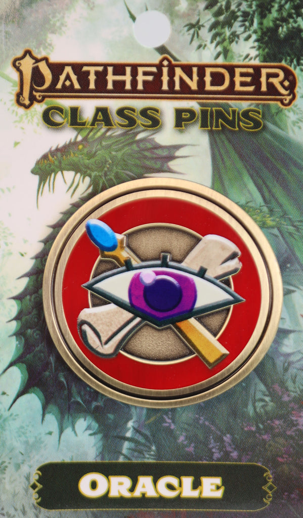 Pathfinder Class Icon Pin: Oracle Enamel Pin Foam Brain Games