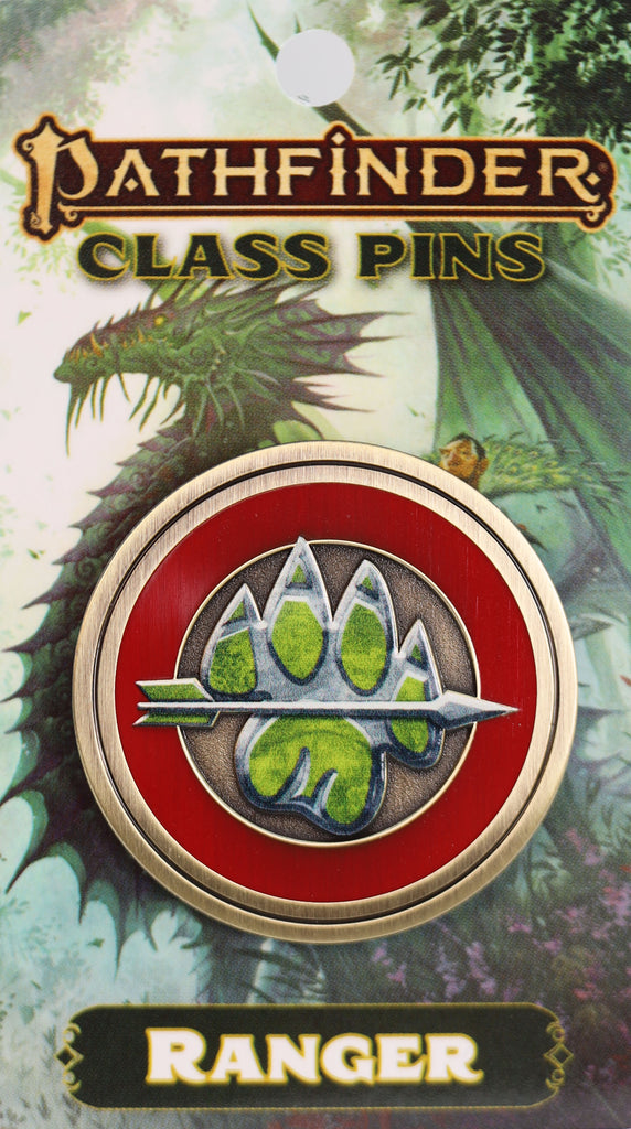 Pathfinder Class Icon Pin: Ranger Enamel Pin Foam Brain Games