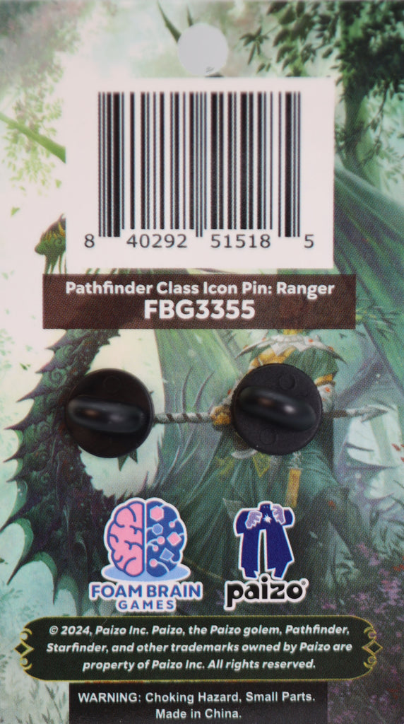 Pathfinder Class Icon Pin: Ranger Enamel Pin Foam Brain Games