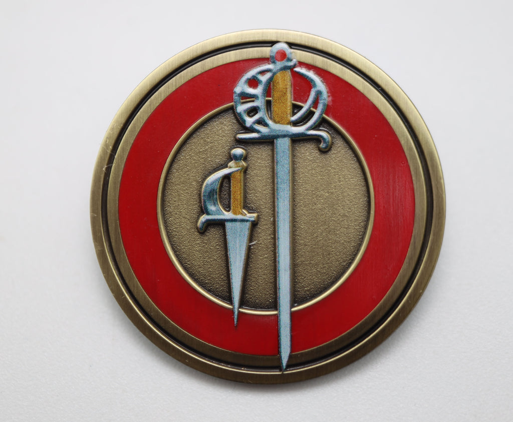 Pathfinder Class Icon Pin: Swashbuckler Enamel Pin Foam Brain Games