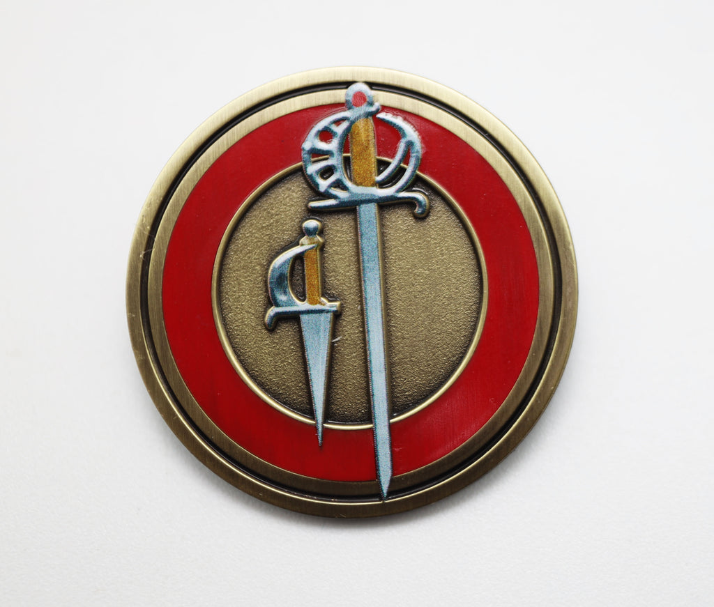 Pathfinder Class Icon Pin: Swashbuckler Enamel Pin Foam Brain Games