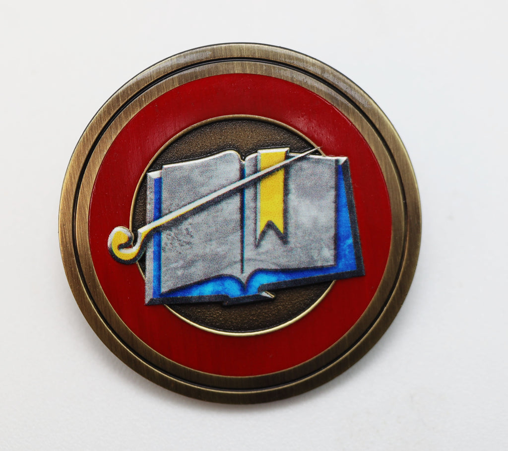 Pathfinder Class Icon Pin: Wizard Enamel Pin Foam Brain Games