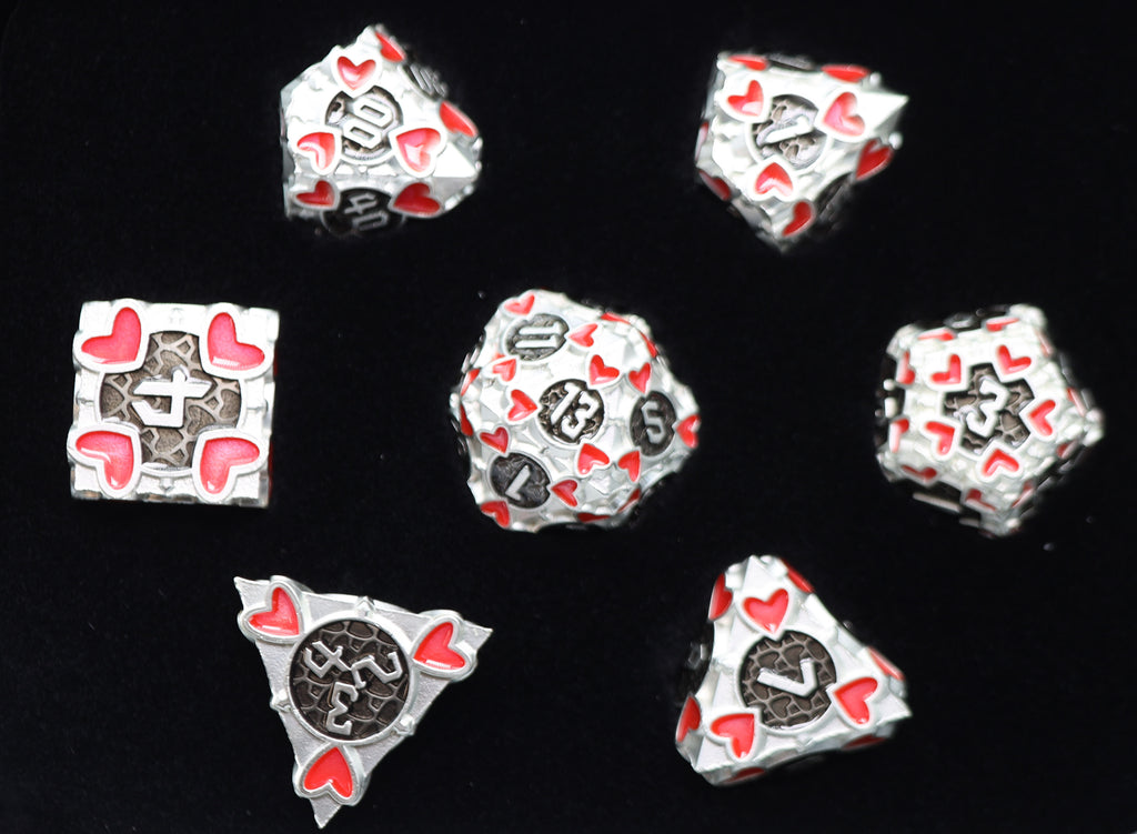 Erotes' Arrow: Anteros - Metal RPG Dice Set Metal Dice Foam Brain Games