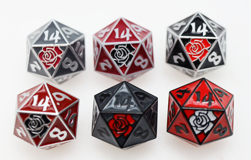 Mystery Loot: Grim Hearts Complete Set ** NOT A MYSTERY PRODUCT ** Plastic Dice Foam Brain Games