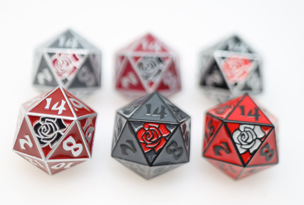 Mystery Loot: Grim Hearts Complete Set ** NOT A MYSTERY PRODUCT ** Plastic Dice Foam Brain Games