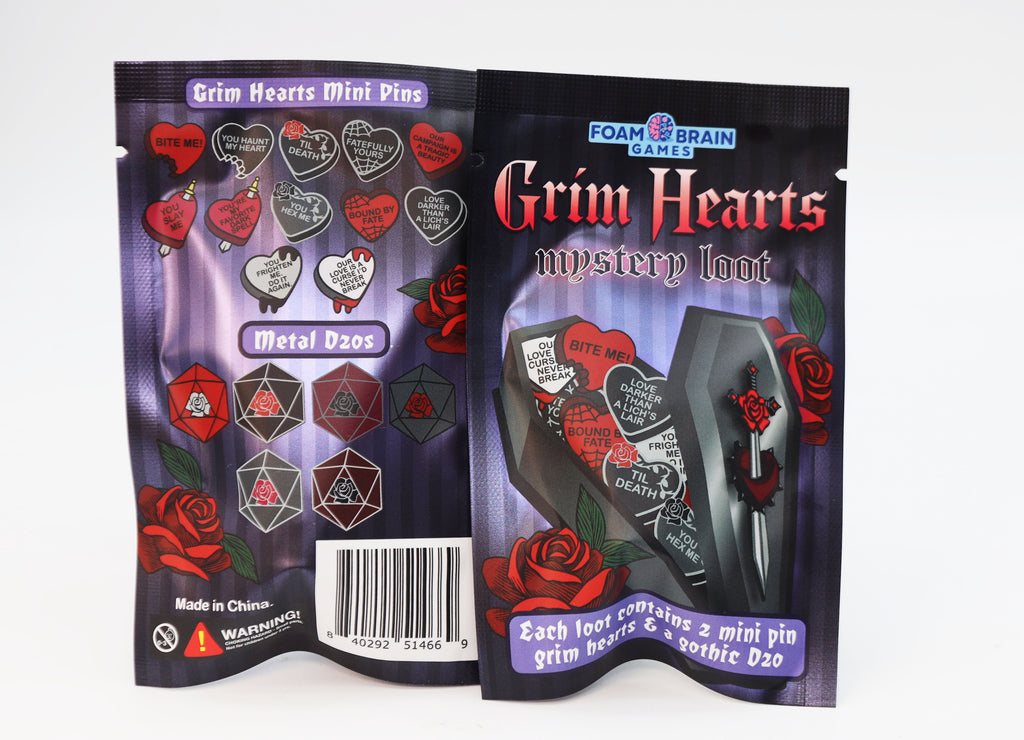 Mystery Loot: Grim Hearts Mystery Loot Foam Brain Games