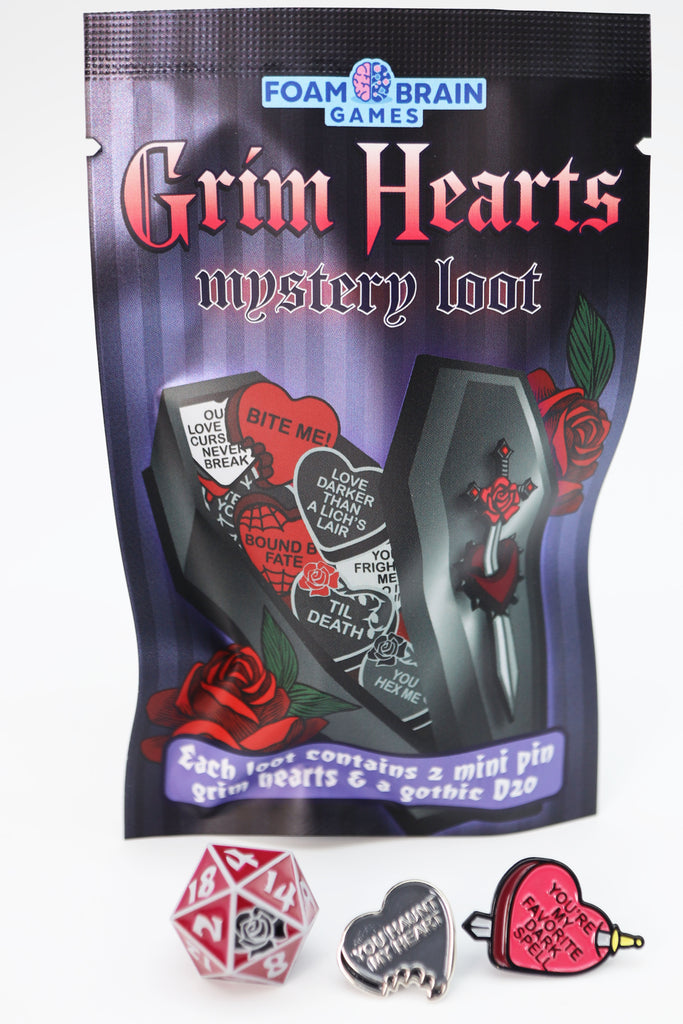 Mystery Loot: Grim Hearts Mystery Loot Foam Brain Games