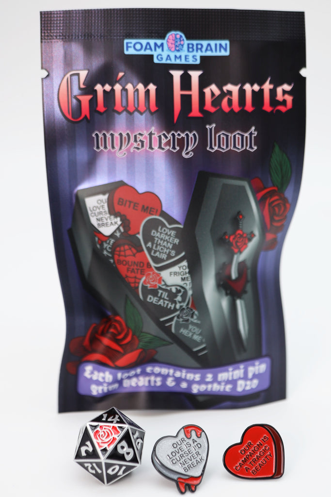 Mystery Loot: Grim Hearts Mystery Loot Foam Brain Games