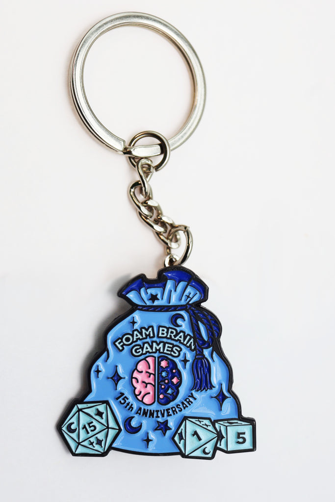 Custom Double or Single-Sided Keychain Custom Product Foam Brain Games