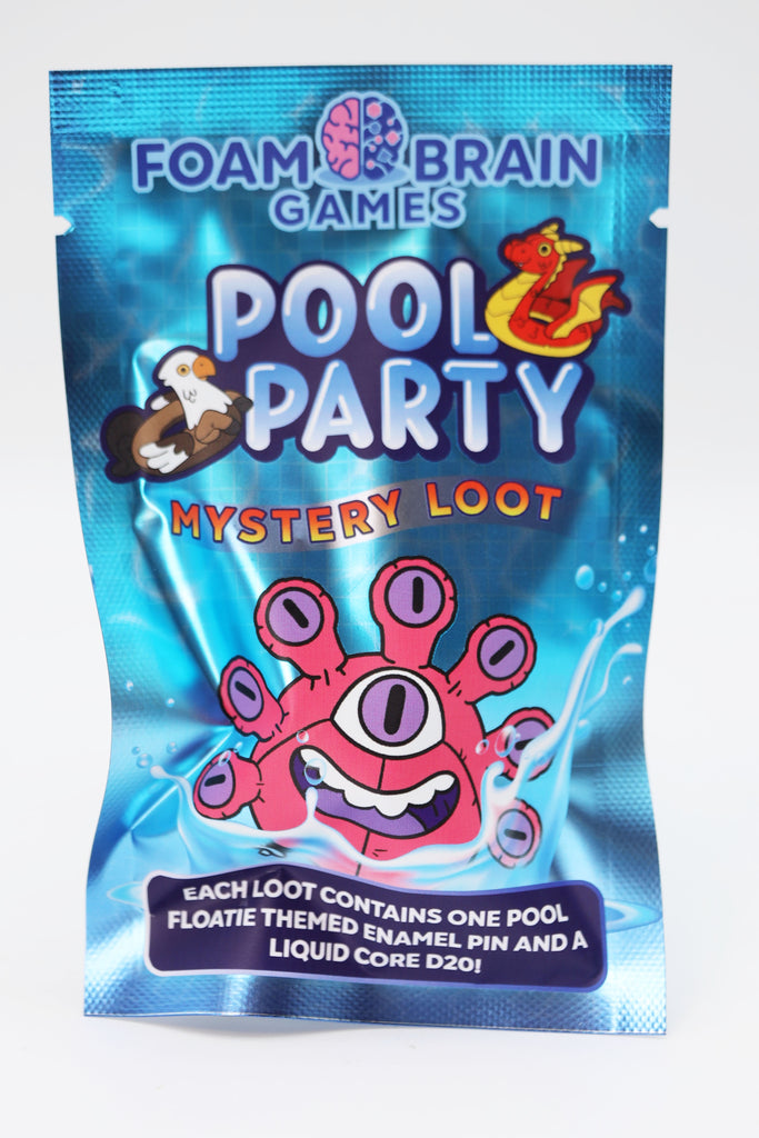 Mystery Loot: Pool Party Plastic Dice Foam Brain Games