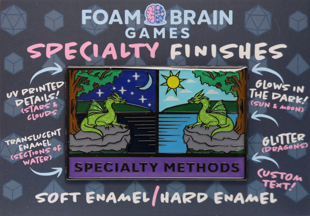 Custom Hard Enamel Pin Custom Product Foam Brain Games