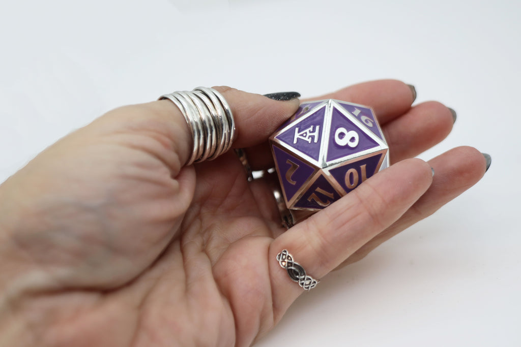 Acquisitions Inc Character Dice: Vi (2nd Edition) Metal Dice Foam Brain Games