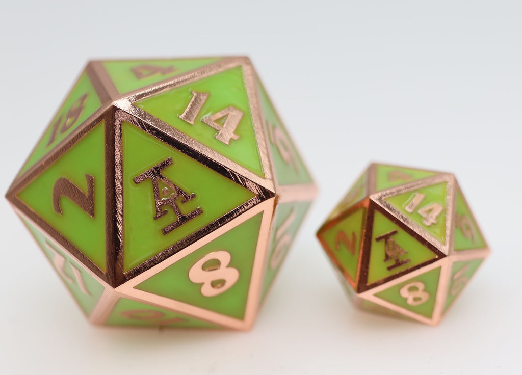 Acquisitions Inc 35mm Metal D20: Strix Metal Dice Foam Brain Games