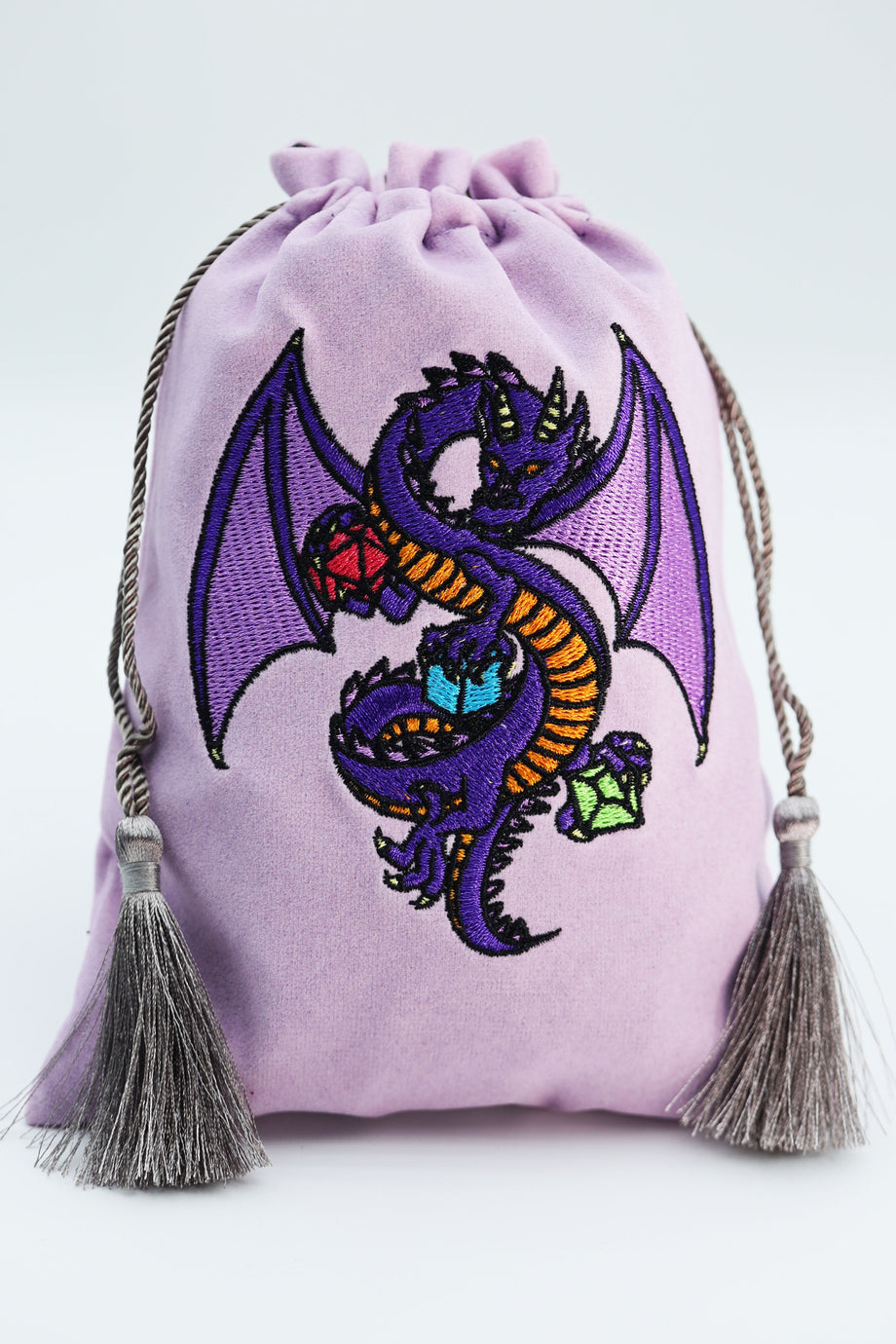 Dice Bag - Purple Dragon – Foam Brain Games