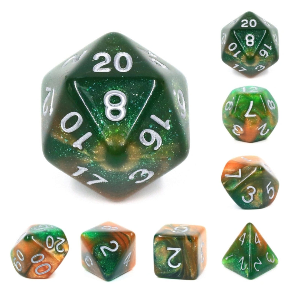 Emerald Vale RPG Dice Set – Foam Brain Games